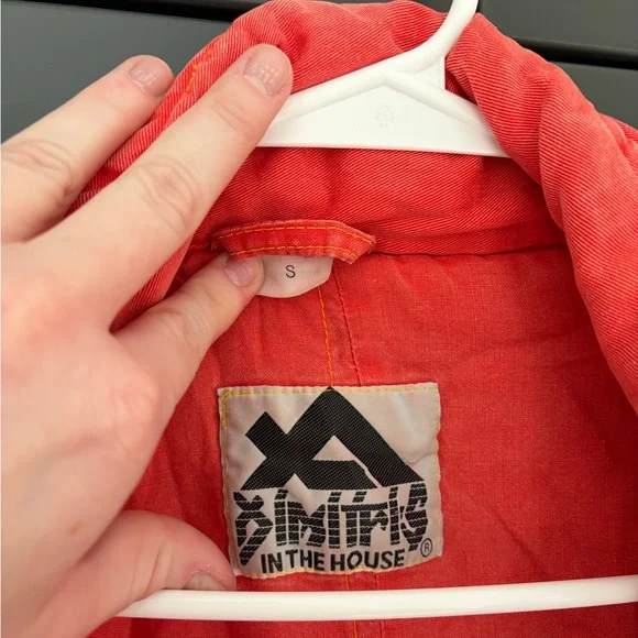 J. America Vibrant Salmon Trench Coat - Picture 3 of 4